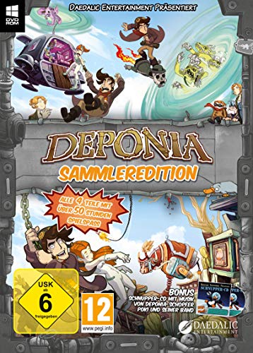 Deponia Sammleredition Teil 1-4 (PC Deutsch) von Daedalic Entertainment