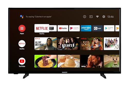 Daewoo Android TV 24 Zoll Fernseher (HD-Ready Smart TV, HDR, Bluetooth, Triple-Tuner) 24DM54HA2K von Daewoo