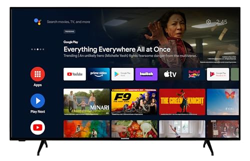 Daewoo Android TV 43 Zoll Fernseher (4K UHD Smart TV, HDR Dolby Vision, Dolby Atmos, Triple-Tuner) D43DM54UANSX von Daewoo