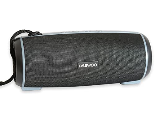 Daewoo Bluetooth-Lautsprecher DBT-10 | Kabelloser Lautsprecher | USB-Lautsprecher Bluetooth | tragbarer kabelloser Lautsprecher | Leistung 12 W | Farbe Schwarz von Daewoo