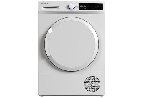 Daewoo T7HT2W0DE Wärmepumpentrockner / 7 kg / 15 Programme inkl. 20 Min. Schnelltrockenprogramm / LED-Trommelbeleuchtung / Weiß von Daewoo