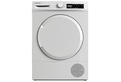 Daewoo T8HT1WA3DE Wärmepumpentrockner, A+++, 8 kg, Programmknebel und SoftTouch-Bedienung mit LED-Display, 15 Programme, Trommelinnenbeleuchtung, Weiß Daewoo T8HT1WA3DE Wärmepumpentrockner, A+++, 8 kg, Programmknebel und SoftTouch-Bedienung mit LED-Display, 15 Programme, Trommelinnenbeleuchtung, Weiß von Daewoo
