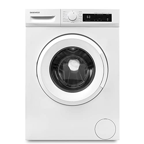 Daewoo WM612T0WU0DE Waschmaschine Frontlader / 6 kg / 1200 U/min / 15 Programme inklusive 15 min Kurzprogramm / AquaStop / Weiß von Daewoo