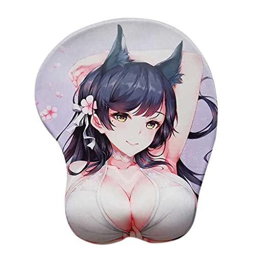 Azur Lane Atago Mauspad Handgelenkauflage Mauspad Gaming Office PC Desk 3D Silicone Mousepads Schulbedarf PC Zubehör Schreibtisch-Mauspad（Atago-E） von Dagua