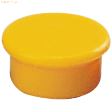 10 x Dahle Magnet rund 13mm gelb von Dahle