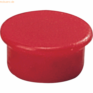 10 x Dahle Magnet rund 13mm rot von Dahle