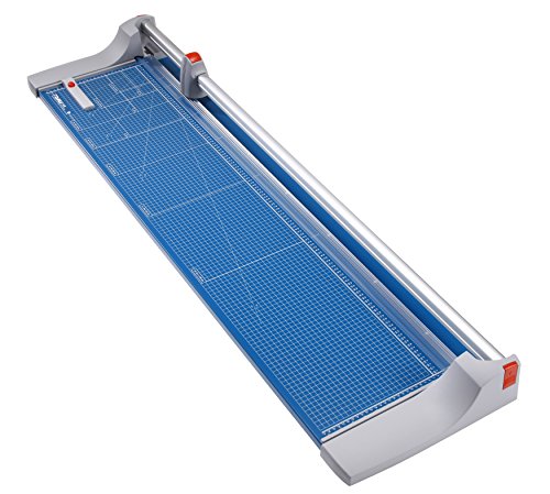 Dahle 448 Papierschneider (bis DIN A0, 20 Blatt Schneidleistung) 1300 mm, blau von Dahle