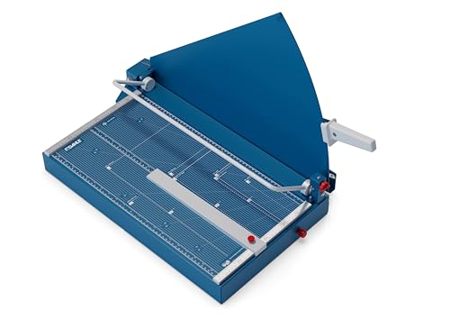 Dahle 517 Schneidemaschine (Bis DIN A3, 35 Blatt Schneidleistung) blau von Dahle