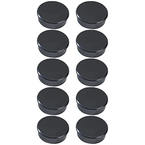 Dahle 95538 Magnete (Durchmesser 38 mm) 10 Stück, schwarz von Dahle