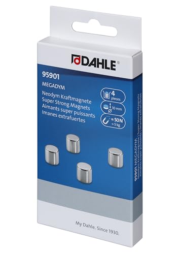 Dahle 95901-14027 Megadym Magnet Zylinder 4 Stück Haftkraft 50 Newton Dahle 95901-14027 Megadym Magnet Zylinder 4 Stück Haftkraft 50 Newton von Dahle