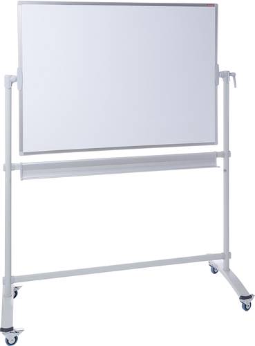 Dahle Mobiles Whiteboard (B x H) 1000mm x 1500mm Weiß lackiert Drehbar, Beide Seiten nutzbar, Inkl. von Dahle