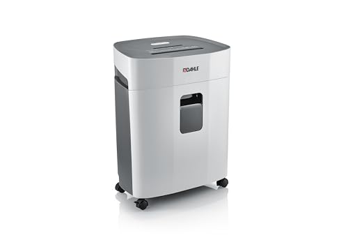 Dahle PaperSAFE PS 420 Aktenvernichter (10 Blatt, Sicherheitsstufe P5, Mikroschnitt, öl- und wartungsfrei, 25 Liter) grau von Dahle