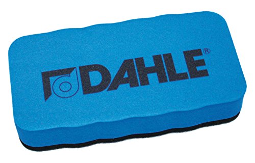 Dahle Whiteboard Schwamm (Magnetischer Wischer für Trockenreinigung auf vielen Oberflächen) blau, 1 Stück von Dahle