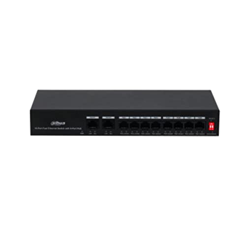 Dahua PFS3010-8ET-65 Switch POE WATCHDOG 8 PUERTOS 10/100 + 2 UPLINK 10/100 65W 802.3AT von Dahua