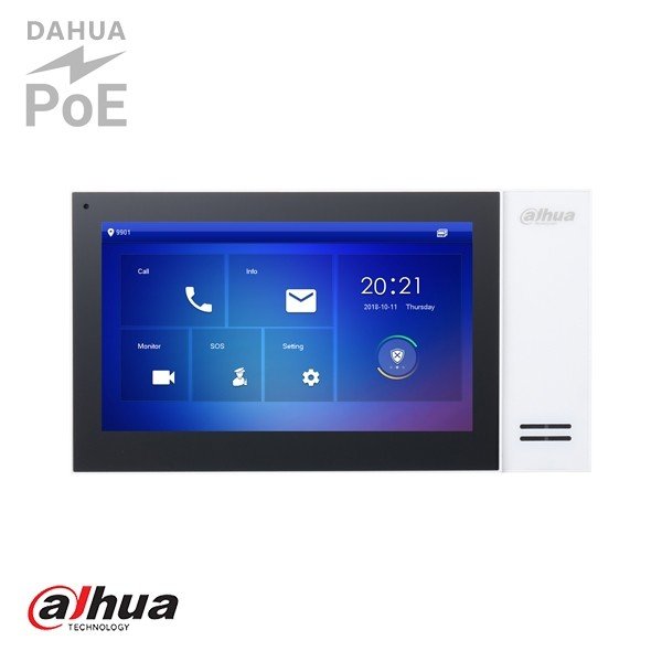 Dahua VTH2421FW-P 7" TFT 1024x600 IP-Sprechanlagen Monitor PoE Weiß Dahua VTH2421FW-P 7" TFT 1024x600 IP-Sprechanlagen Monitor PoE Weiß von Dahua