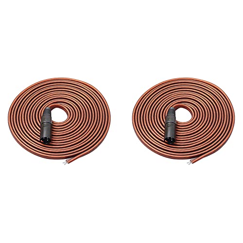 Daijianbin 2X XLR Lautsprecher Kabel, Lautsprecher Blanker Draht Auf XLR Stecker Vergoldeter XLR 3 Pin Stecker Audio Kabel Offenes Ende Daijianbin 2X XLR Lautsprecher Kabel, Lautsprecher Blanker Draht Auf XLR Stecker Vergoldeter XLR 3 Pin Stecker Audio Kabel Offenes Ende von Daijianbin