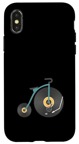 Vintage Bike Music Vinyl Schallplattenräder | Bike Lover Hülle für iPhone X/XS Vintage Bike Music Vinyl Schallplattenräder | Bike Lover Hülle für iPhone X/XS von Daily Bike Lovers