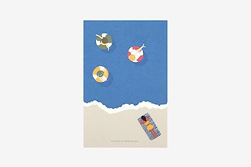 Dailylike Karte Illustration Beach 10 x 15 cm. von Dailylike