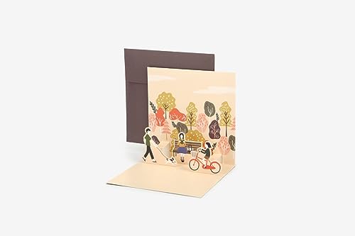 Dailylike Pop Up Daily Karte 11 x 11 cm, inklusive Umschlag 11,7 x 11,7 cm. von Dailylike