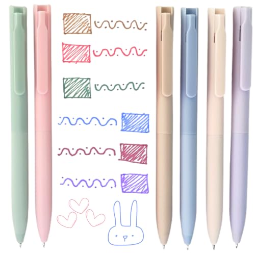 Dailyset 6 Colors 0.5mm Fine Point Smooth Writing Pens Dailyset 6 Colors 0.5mm Fine Point Smooth Writing Pens von Dailyset