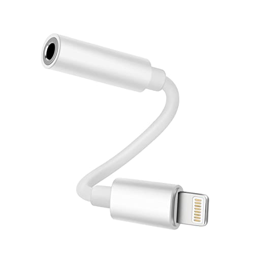 [Apple MFi Zertifiziert] Adapter iPhone Kopfhörer, Lightning auf 3.5 mm AUX-Audio Adapter Kompatibel mit iPhone 14/13/12/11/XS/XR/X 8/iPad von Dairle