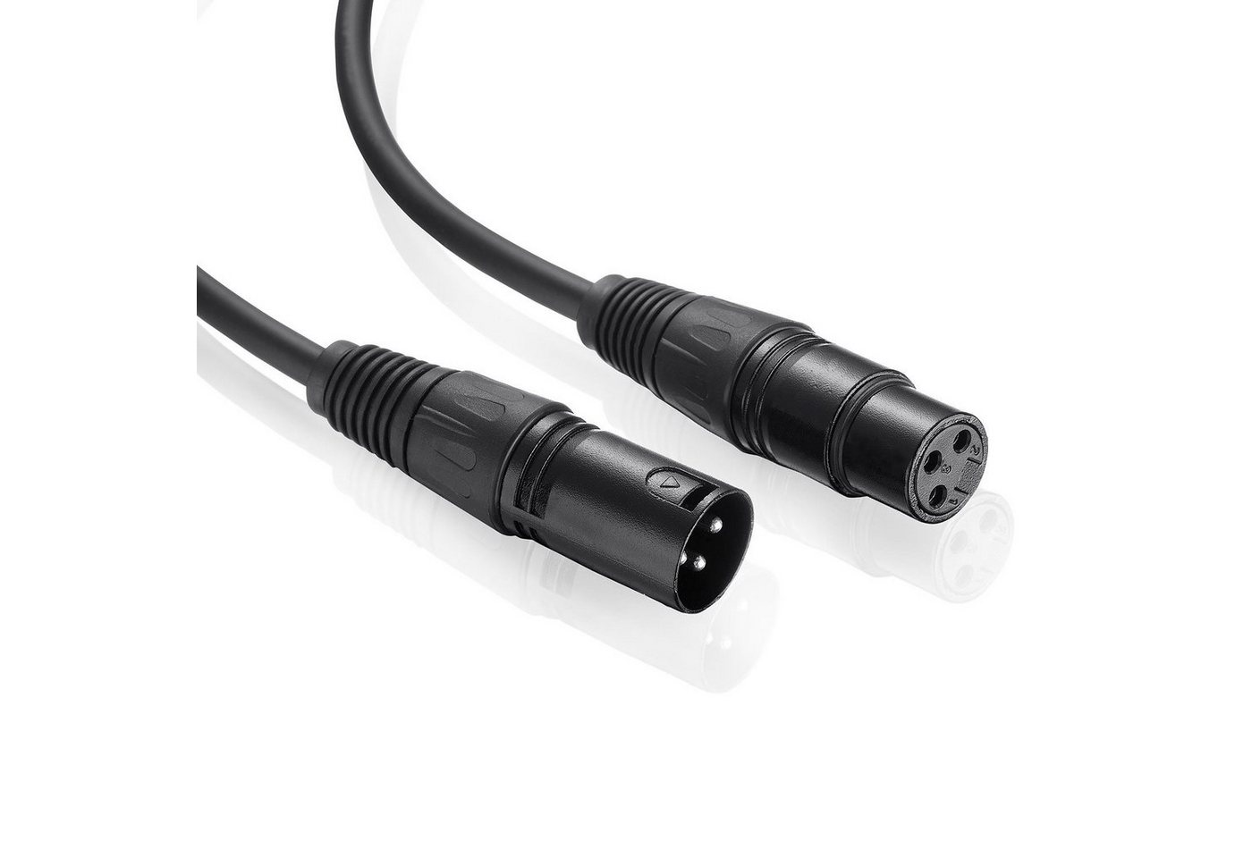 Daisred Mikrofonkabel Stecker auf Busche Kabel Kompatibel Audio-Kabel, (3 cm) von Daisred