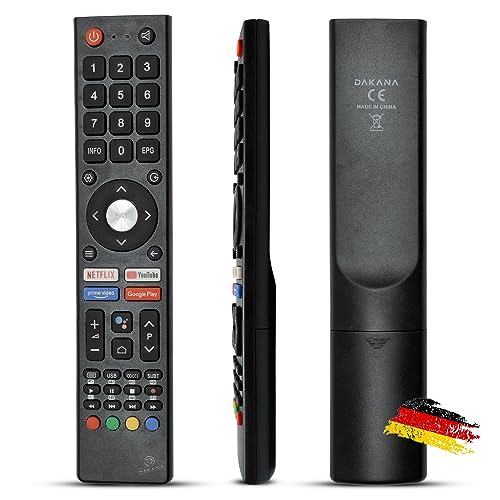 Dakana Ersatz Fernbedienung für ChiQ GCBLTV02ADBBT Changhong Fernseher TV Remote Control vorkonfiguriert und sofort einsatzbereit von Dakana