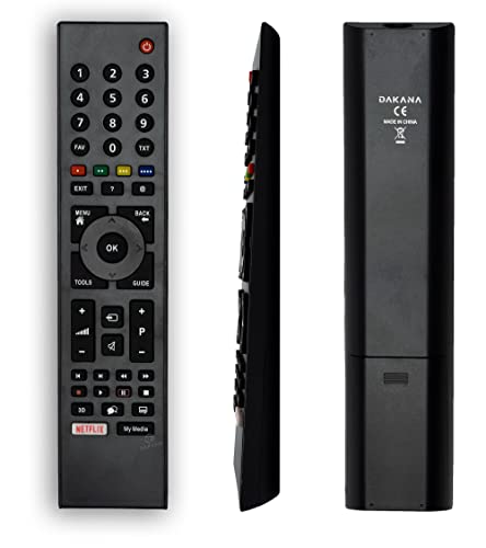 Dakana Ersatz Fernbedienung für Grundig TP1187R-5 Receiver RC3214801 03 Fernseher TV Remote Control vorkonfiguriert und sofort einsatzbereit von Dakana