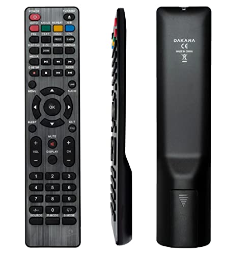 Dakana Ersatz Fernbedienung für JTC/Jay-Tech GPRC15926 Receiver Universalfernbedienung für JTC Jay-Tech Fernseher Ultra HD Smart TV vorkonfiguriert und sofort einsatzbereit von Dakana