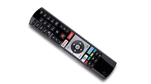Dakana Ersatz Fernbedienung für Telefunken RC4318P / RC4318 Finlux Vestel Edenwood 4K Ultra HD mit YouTube Netflix Tasten Fernseher Receiver TV Remote Control vorkonfiguriert und sofort einsatzbereit von Dakana