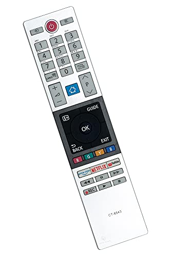 Dakana Ersatz Fernbedienung für Toshiba CT-8543 Receiver Fernseher TV Remote Control von Dakana