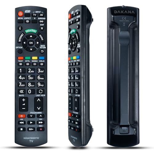 Dakana Fernbedienung für Panasonic Fernbedienung N2QAYB000752 Fernbedienung panasonic tv vorkonfiguriert und sofort einsatzbereit Dakana Fernbedienung für Panasonic Fernbedienung N2QAYB000752 Fernbedienung panasonic tv vorkonfiguriert und sofort einsatzbereit von Dakana