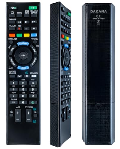 Dakana Fernbedienung für Sony Fernbedienung für RM-ED060 RMED060 TV Fernseher Sofort einsatzbereit Remote Control von Dakana