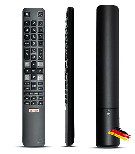 Dakana Fernbedienung für TCL Fernbedienung Thomson RC802N YUI2 YAI1 Receiver Fernseher TV Remote Control JTC Universalfernbedienung von Dakana