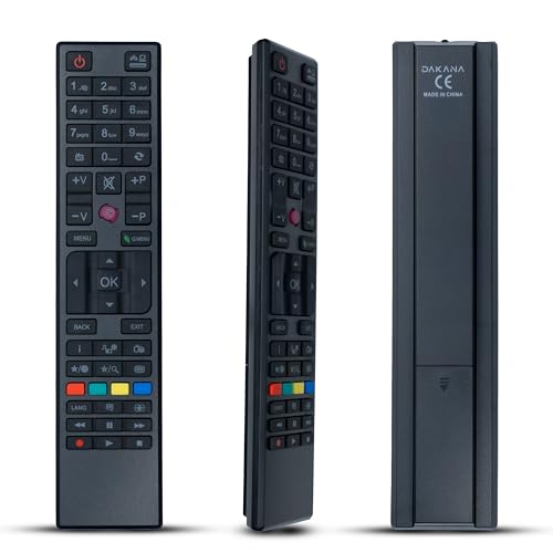 Dakana Fernbedienung für Telefunken RC4318P / RC4318 Finlux Vestel Edenwood 4K Ultra HD mit YouTube Netflix Tasten Fernseher Receiver TV vorkonfiguriert und sofort einsatzbereit (RC4876) Dakana Fernbedienung für Telefunken RC4318P / RC4318 Finlux Vestel Edenwood 4K Ultra HD mit YouTube Netflix Tasten Fernseher Receiver TV vorkonfiguriert und sofort einsatzbereit (RC4876) von Dakana