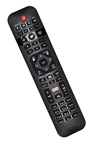 Dakana Universal Philips TV Fernbedienung kompatibel mit mehr als 300 Philips Fernsehern/Smart TV inkl. Ambilight und Netflix Taste vorkonfiguriert und sofort einsatzbereit Dakana Universal Philips TV Fernbedienung kompatibel mit mehr als 300 Philips Fernsehern/Smart TV inkl. Ambilight und Netflix Taste vorkonfiguriert und sofort einsatzbereit von Dakana