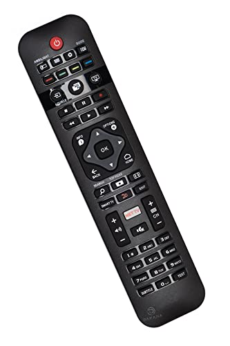 Dakana Universal Philips TV Fernbedienung kompatibel mit mehr als 300 Philips Fernsehern/Smart TV inkl. Ambilight und Netflix Taste vorkonfiguriert und sofort einsatzbereit von Dakana