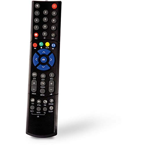 Ersatz-Fernbedienung für TechniSat PVR 235 Fernbedienung schwarz | für Digicorder S2/K2/HDS2/HDK2, Technistar S1/S2/K1 Ersatz-Fernbedienung für TechniSat PVR 235 Fernbedienung schwarz | für Digicorder S2/K2/HDS2/HDK2, Technistar S1/S2/K1 von Dakana
