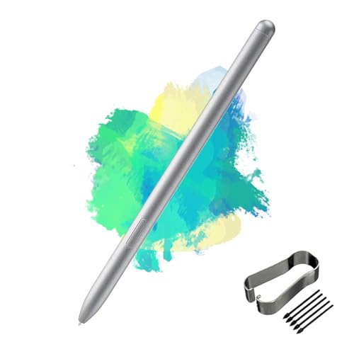 Dakexiong Samsung S10 FE/S10 FE+ Stylus Ersatz (Bluetooth Nicht enthalten) für Samsung S10 FE/S10 FE+ Stylus mit 5 Spitzen/Nibs (Silber) von Dakexiong