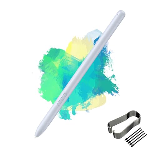 Dakexiong Samsung S10 FE/S10 FE+ Stylus Ersatz (Bluetooth Nicht inbegriffen) für Samsung S10 FE/S10 FE+ Stylus mit 5 Spitzen/Nibs (Eisblau) von Dakexiong
