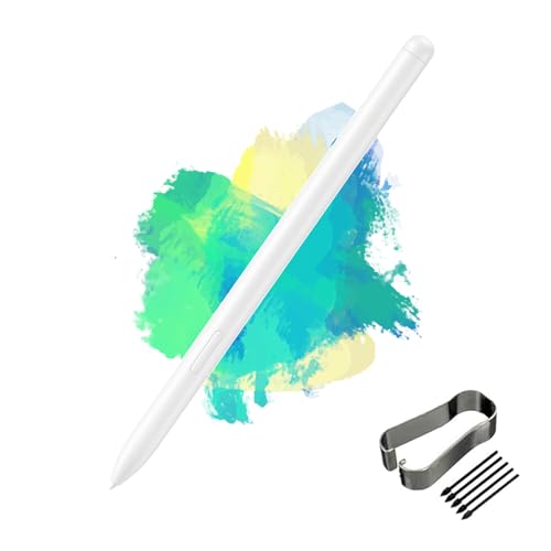 Dakexiong Samsung S10 FE/S10 FE+ Stylus Ersatz (Bluetooth Nicht inbegriffen) für Samsung S10 FE/S10 FE+ Stylus mit 5 Spitzen/Nibs (Weiß) von Dakexiong