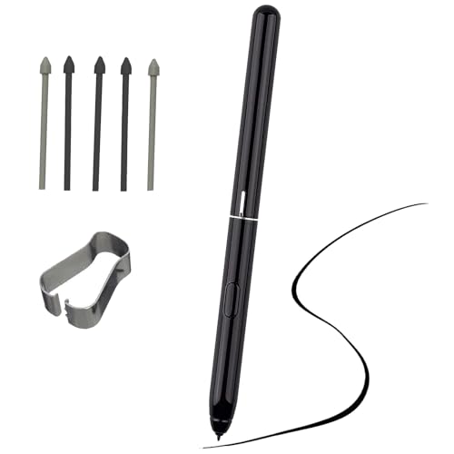 Galaxy Tab S4 Stylus S Pen Ersatz Kompatibel mit Samsung Galaxy Tab S4 EJ-PT830B T835 T837 S Stift mit Spitzen/Federn (Schwarz) von Dakexiong