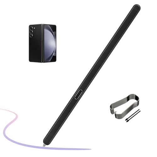 Galaxy Z Fold 5/6 S Pen Fold Edition für Samsung Z Fold5 5G Slim S Pen für Samsung Galaxy Z Fold5/Fold6 Slim S Pen Fold Edition mit Gratis Pen Tips/Nibs, Schwarz von Dakexiong