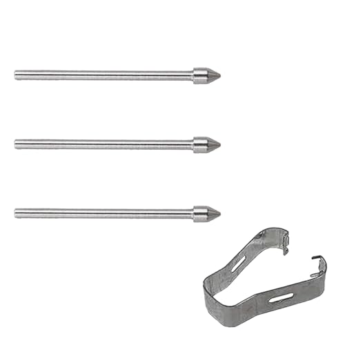 Metallspitzen/Spitzen Ersatz für Samsung Galaxy Tab S6/S6 Lite/S7/S7 FE/S8/S8+/S8 Ultra/S9/S9FE+/S9 Ultra/S10+/S10 Ultra S Stift, Federn/Spitzen + Ersatzpinzette (3 Stück/Set) von Dakexiong