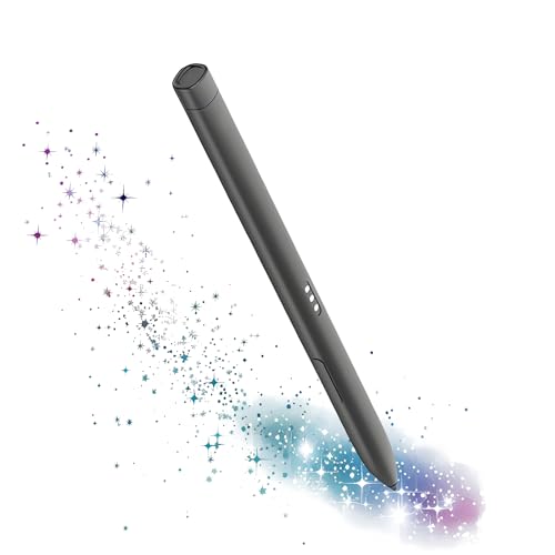 Slim Recharge Stift für Dell Active Pen PN5122W Eingabestift Ersatz Kompatibel Mit Dell 2 in 1 Laptop für Latitude 3340/5310/7210, Inspiron 7420/7425,XPS Stylus Pen(Schwarz) von Dakexiong