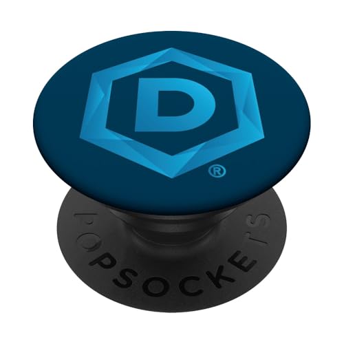 Dakota State University Primary Jeweled D Icon Logo PopSockets Klebender PopGrip von Dakota State University Trojans by Steve State