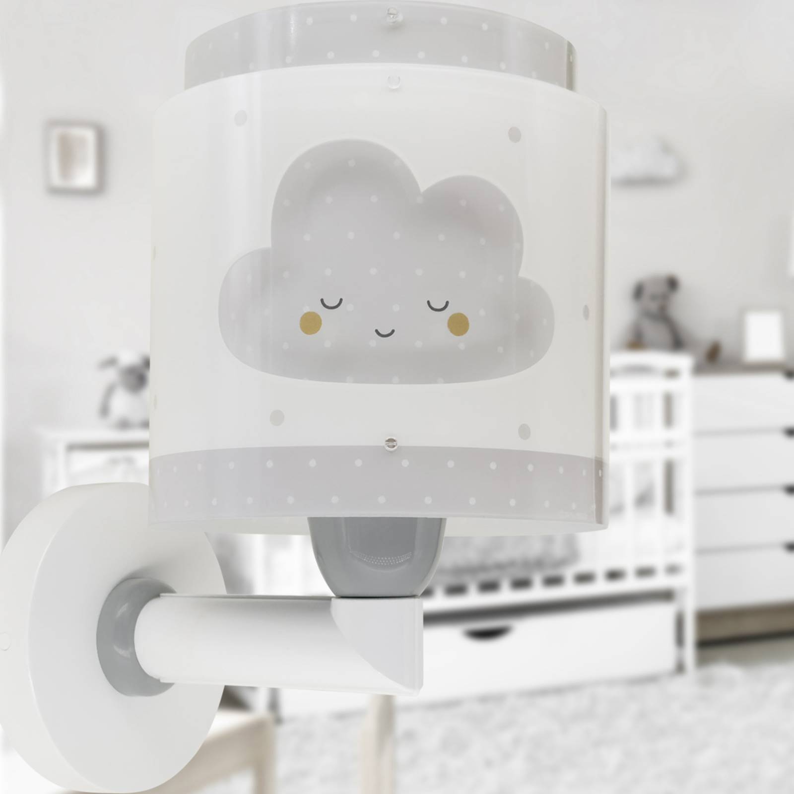 Dalber Baby Dreams Wandleuchte mit Stecker, grau Dalber Baby Dreams Wandleuchte mit Stecker, grau von Dalber