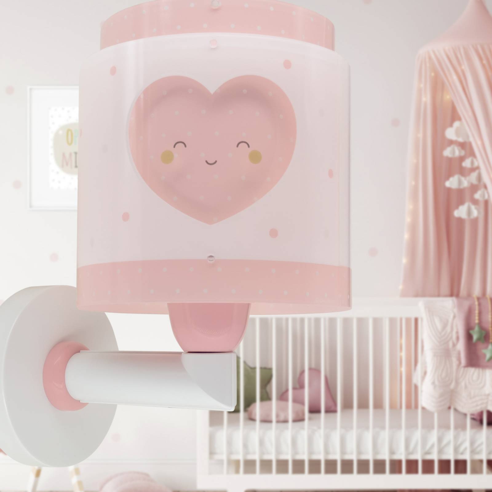 Dalber Baby Dreams Wandleuchte mit Stecker, pink Dalber Baby Dreams Wandleuchte mit Stecker, pink von Dalber