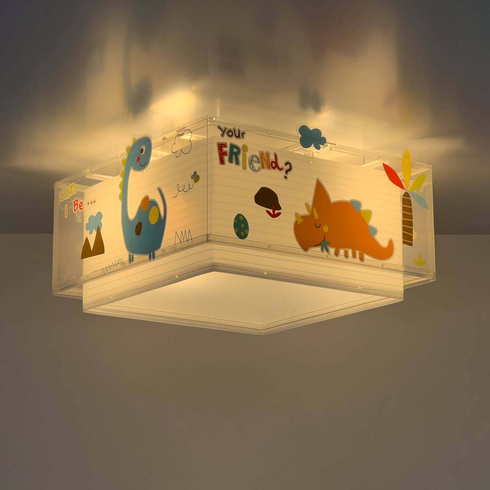 Dalber Dinos Kinder-Deckenlampe mit Dinosauriern Dalber Dinos Kinder-Deckenlampe mit Dinosauriern von Dalber