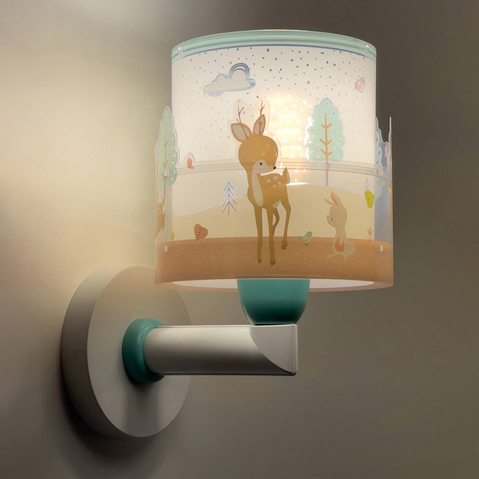 Dalber Kinder-Wandleuchte Loving Deer, Rehmotiv, Stecker Dalber Kinder-Wandleuchte Loving Deer, Rehmotiv, Stecker von Dalber